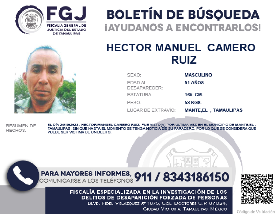 Boletín de Búsqueda Hector