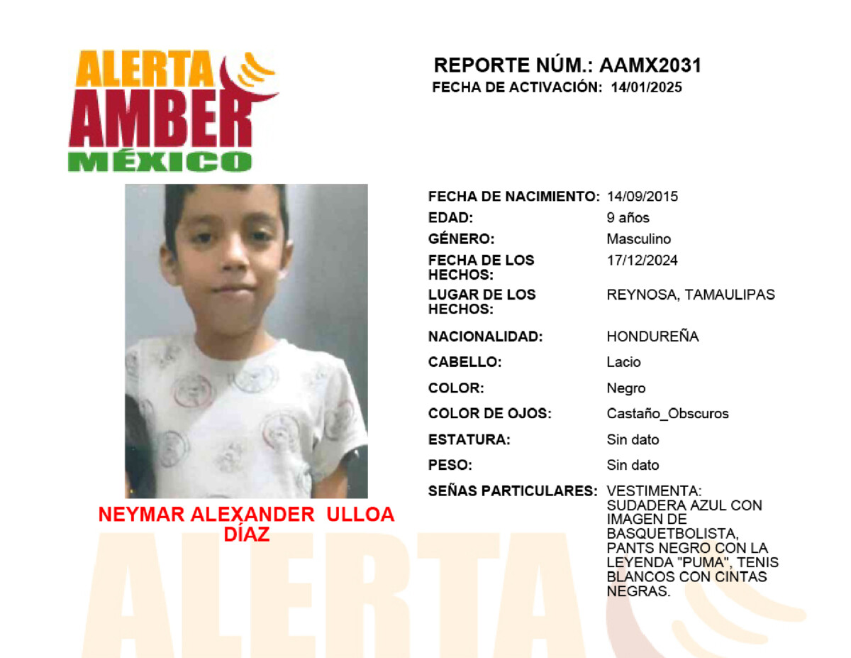 Alerta Amber Neymar