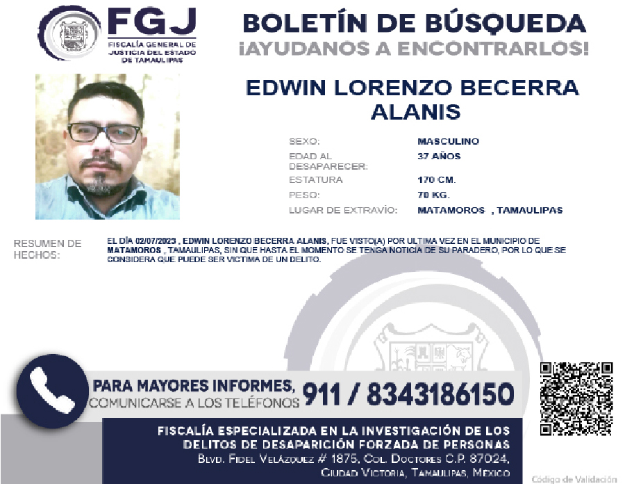 Boletín de Búsqueda EDWIN