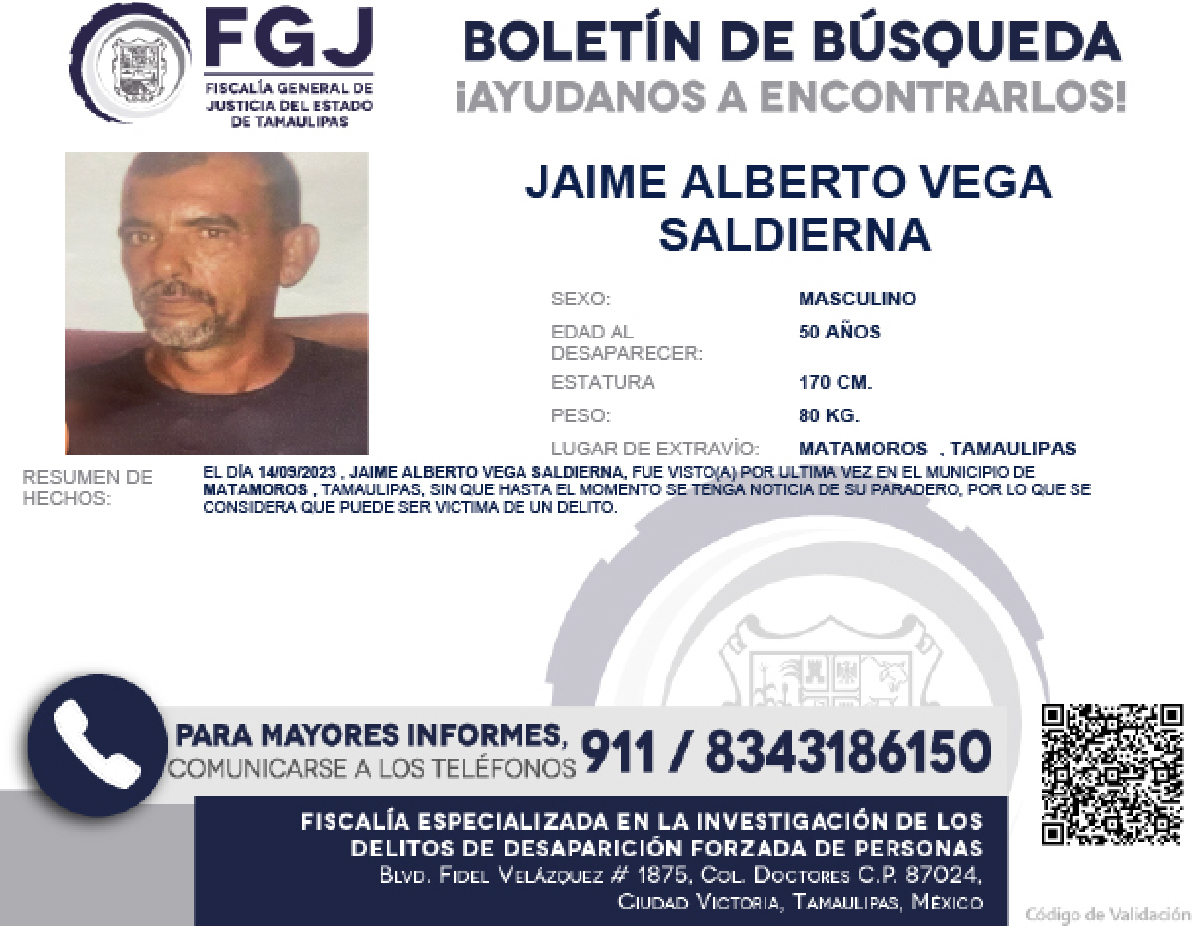 BOLETÍN DE BÚSQUEDA JAIME