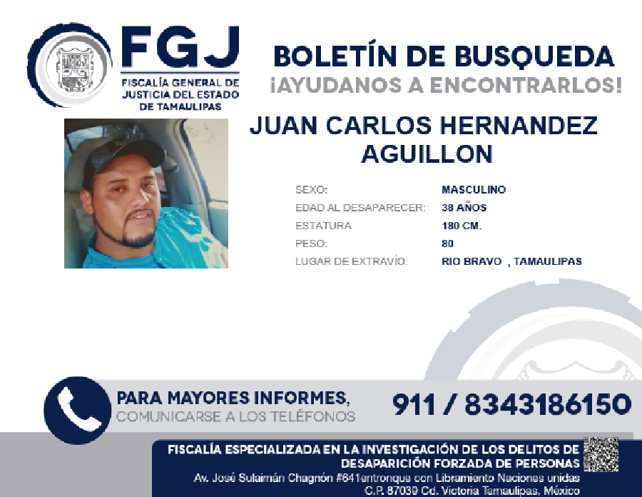 Boletín de Búsqueda Juan Carlos