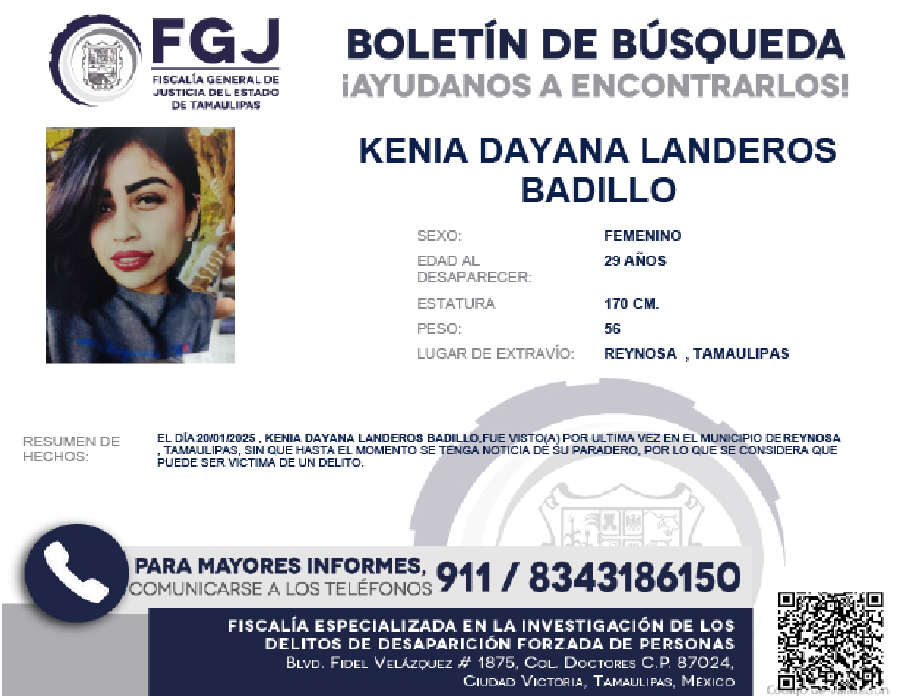 Boletín de Búsqueda Kenia