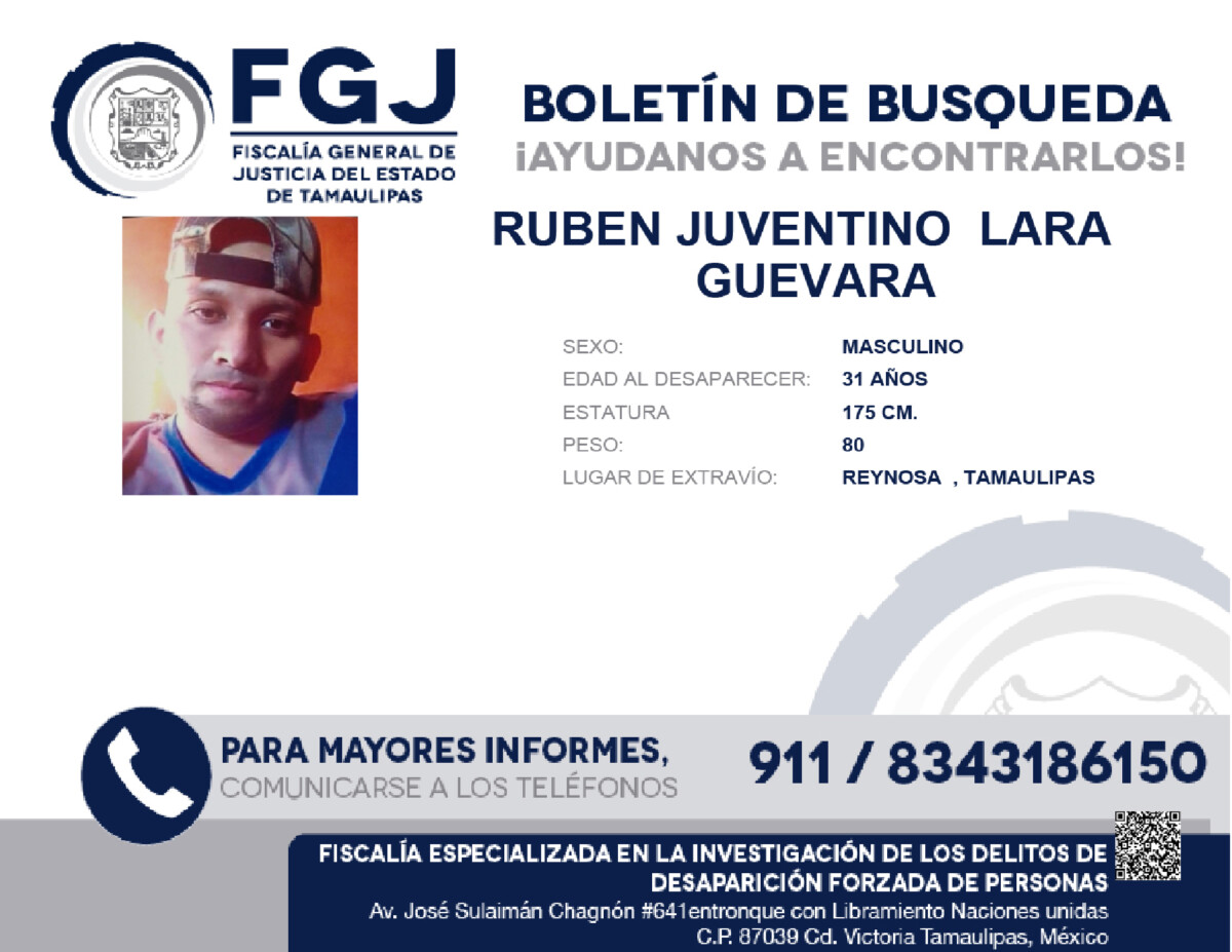 Boletín de Búsqueda Ruben