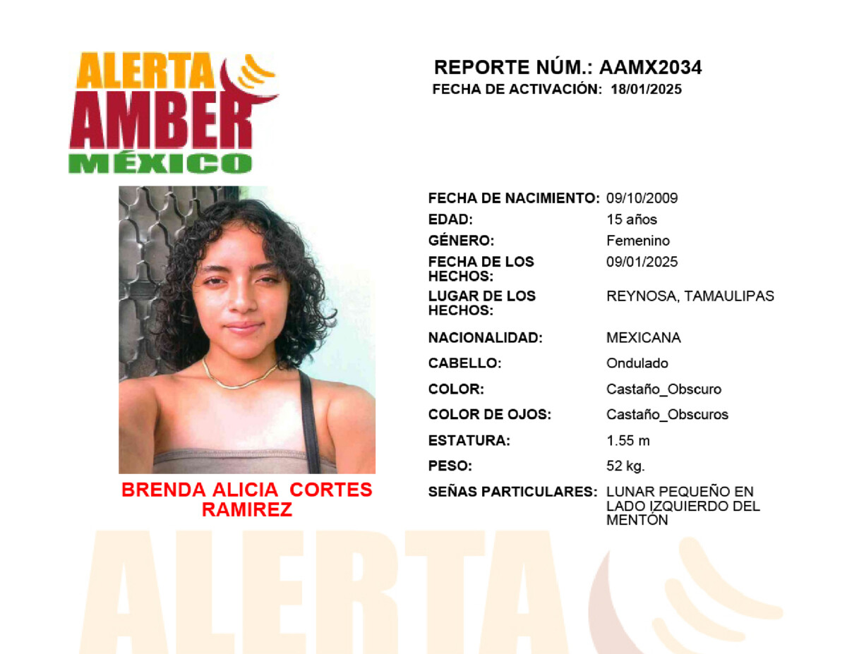 Alerta Amber Brenda