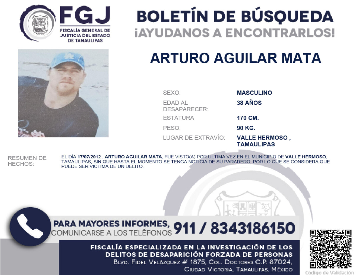 Boletín de Búsqueda Arturo