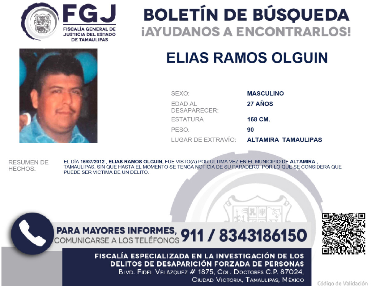 Boletín de Búsqueda Elias