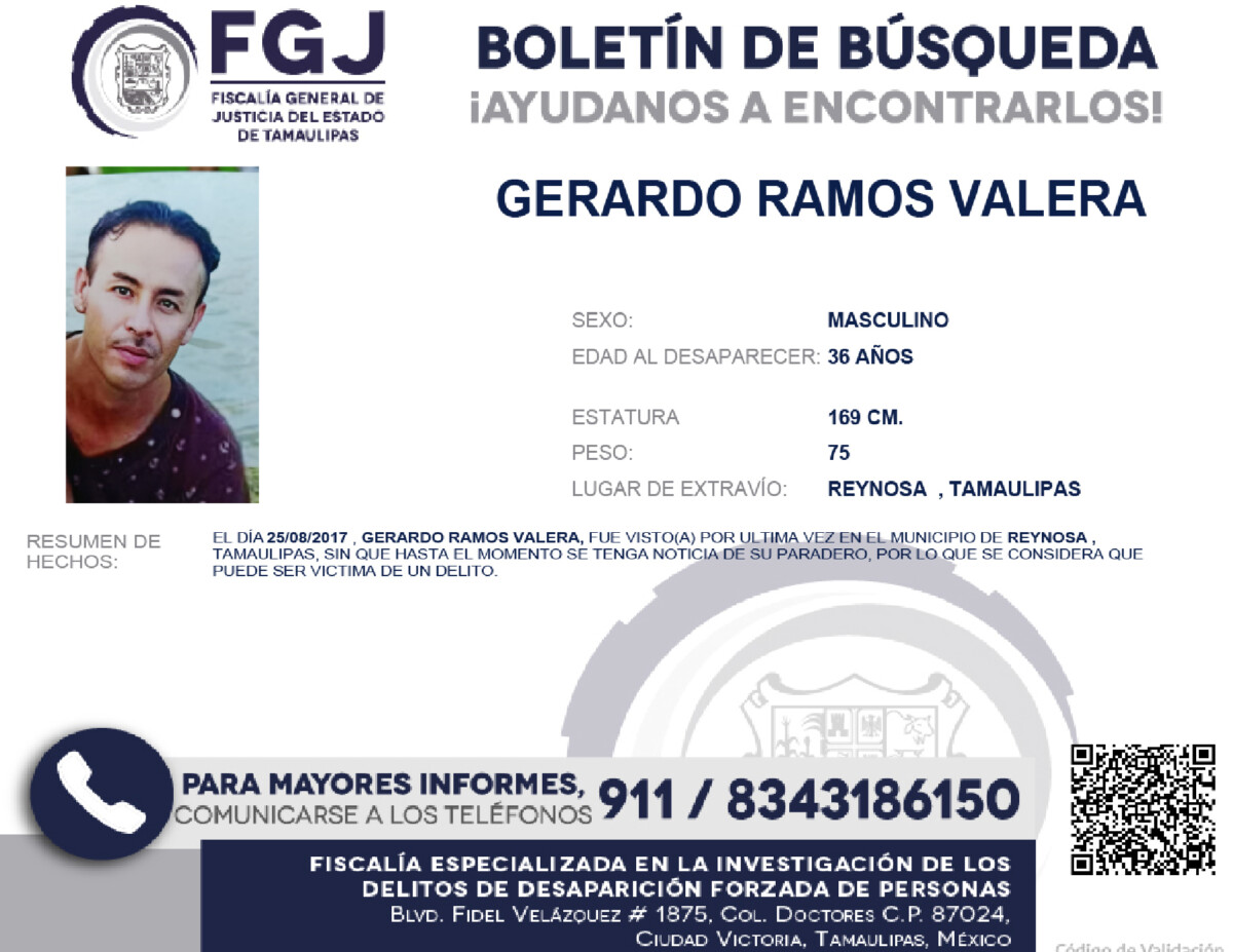 Boletín de Búsqueda Gerardo