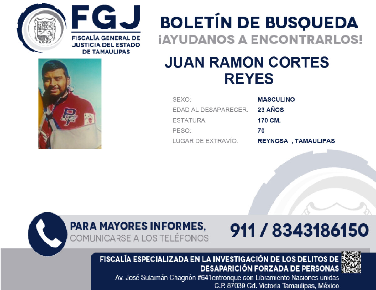 Boletín de Búsqueda Juan Ramon