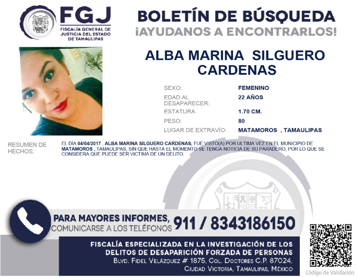Boletín de Búsqueda Alba