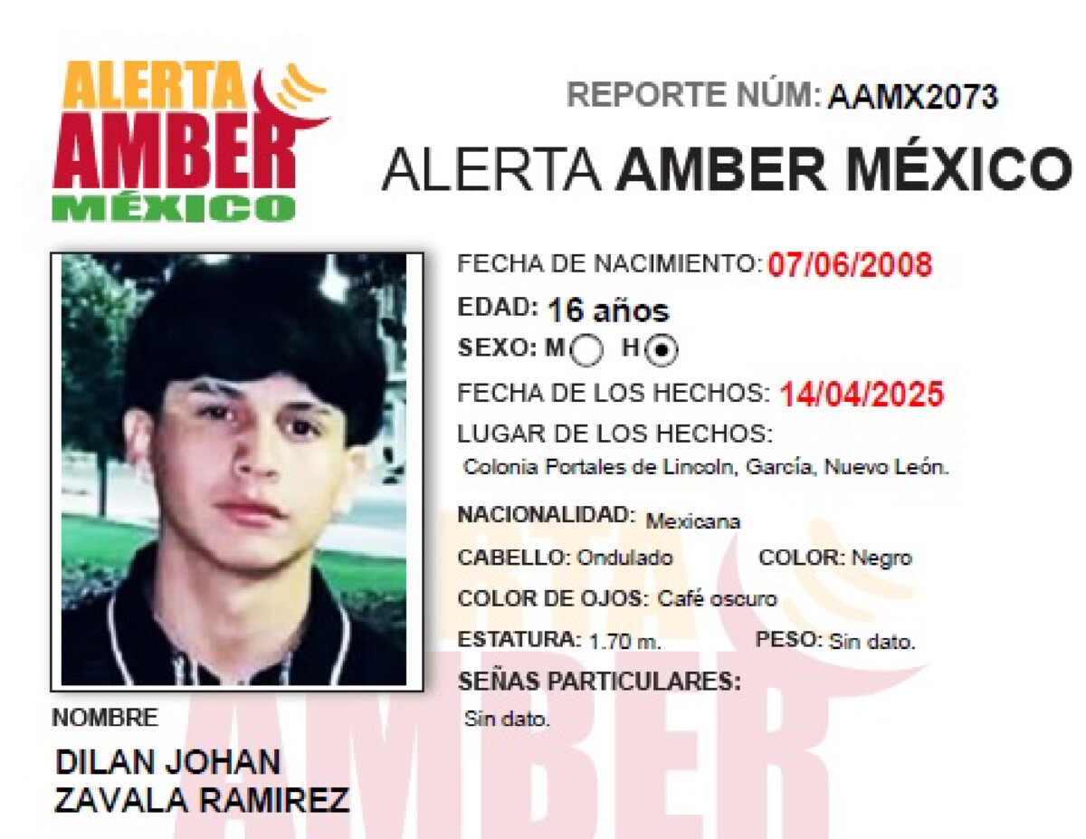 Alerta Amber Dilan