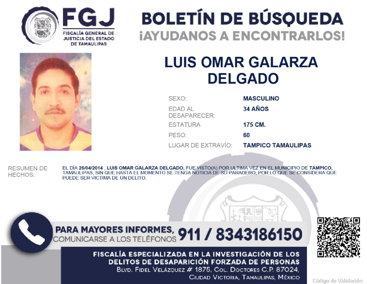 Boletín de Búsqueda Luis