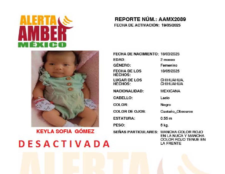 Alerta Amber Keyla
