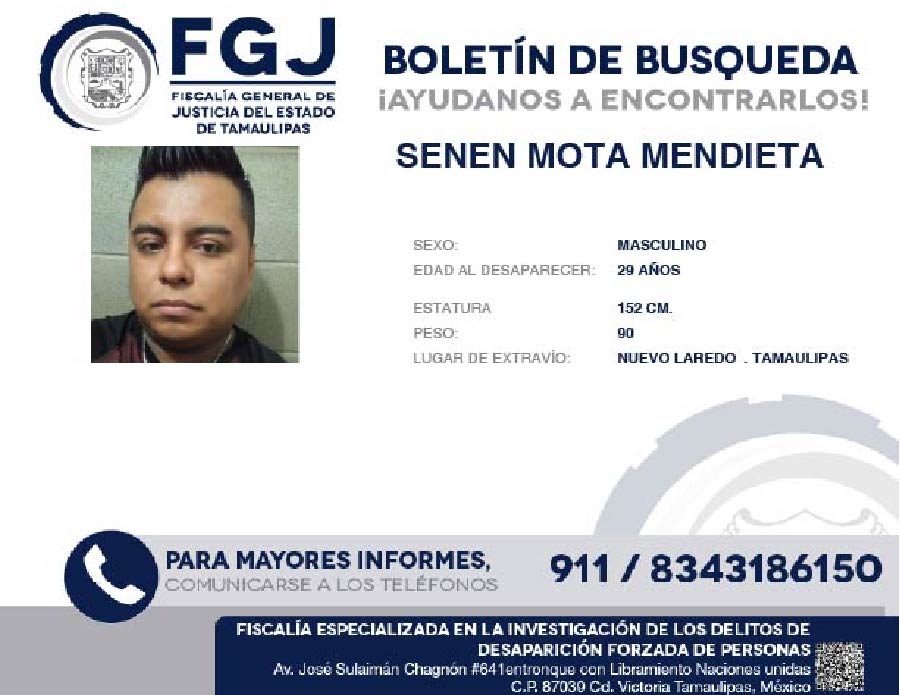 Boletín de Búsqueda Senen