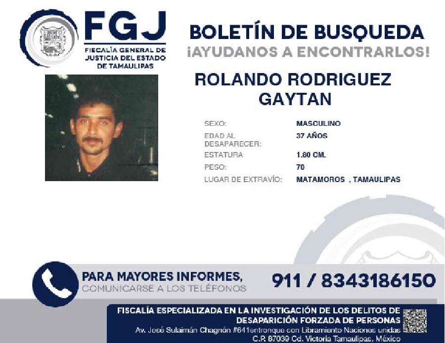 Boletín Búsqueda Rolando