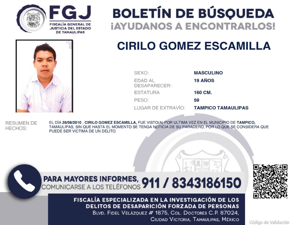 Boletín de Búsqueda Cirilo