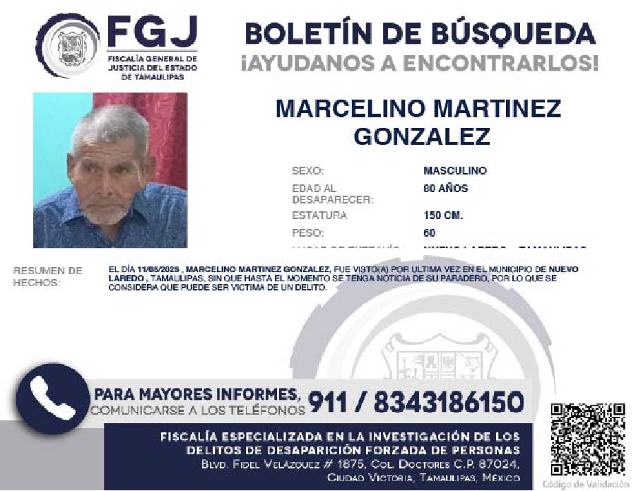 Boletín Búsqueda marcelino