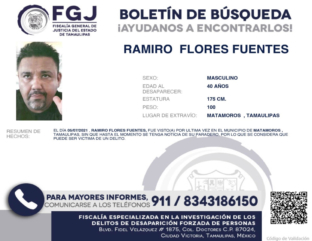 Boletín de Búsqueda Ramiro