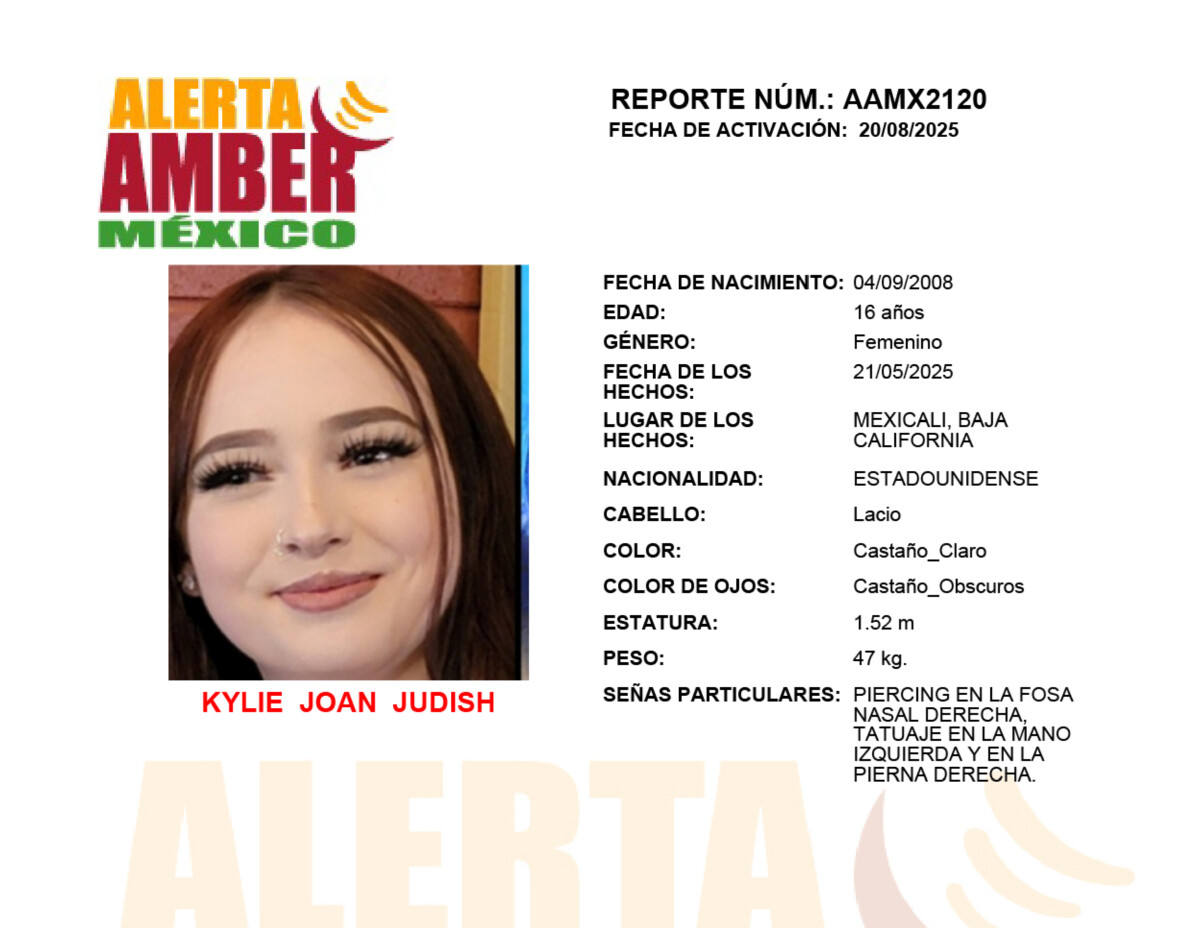 Alerta Amber Kylie