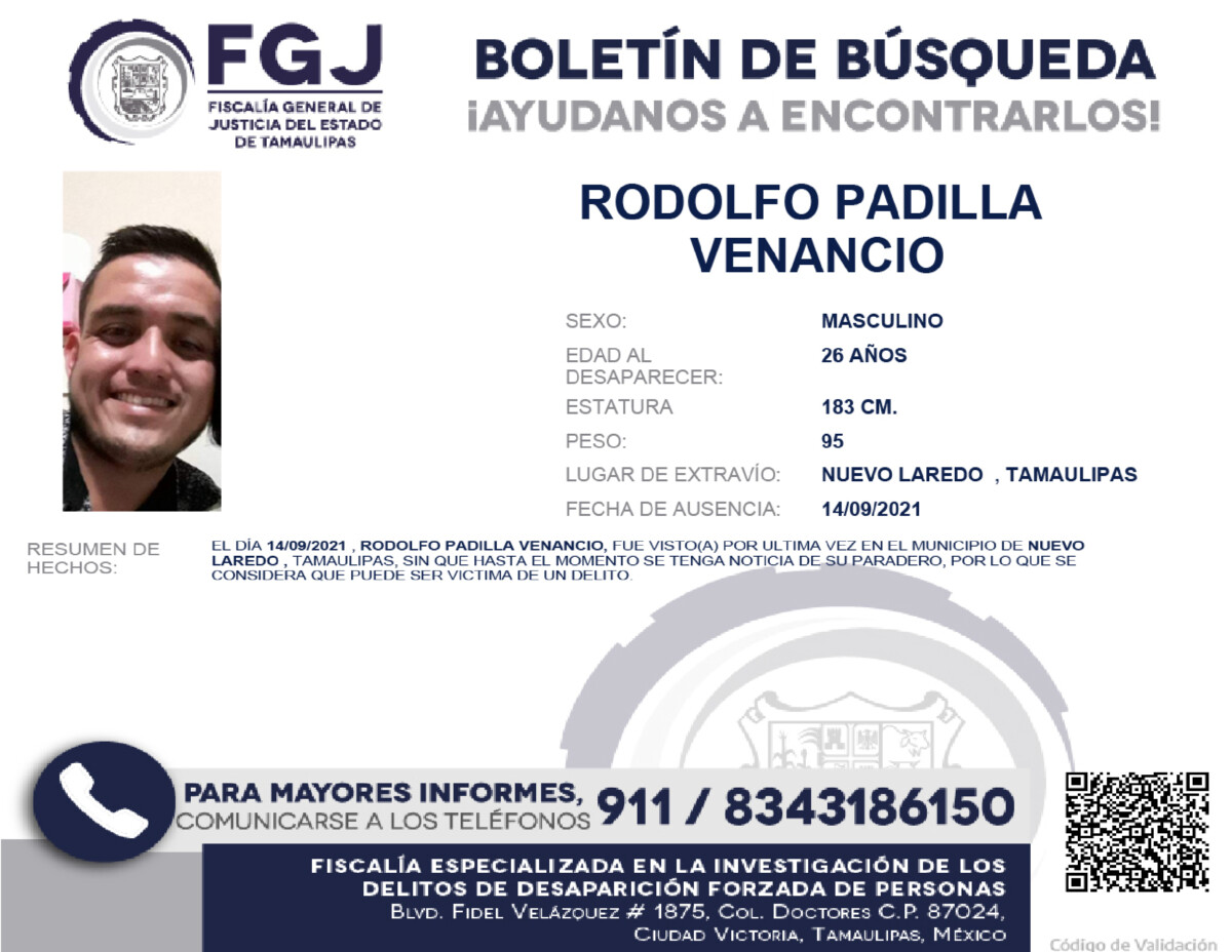 Boletín Rodolfo Venancio
