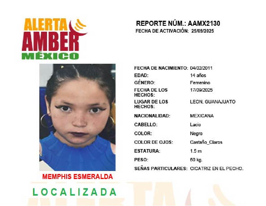 Alerta Amber memphis