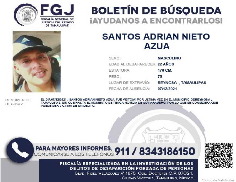 Boletín de Búsqueda Santos