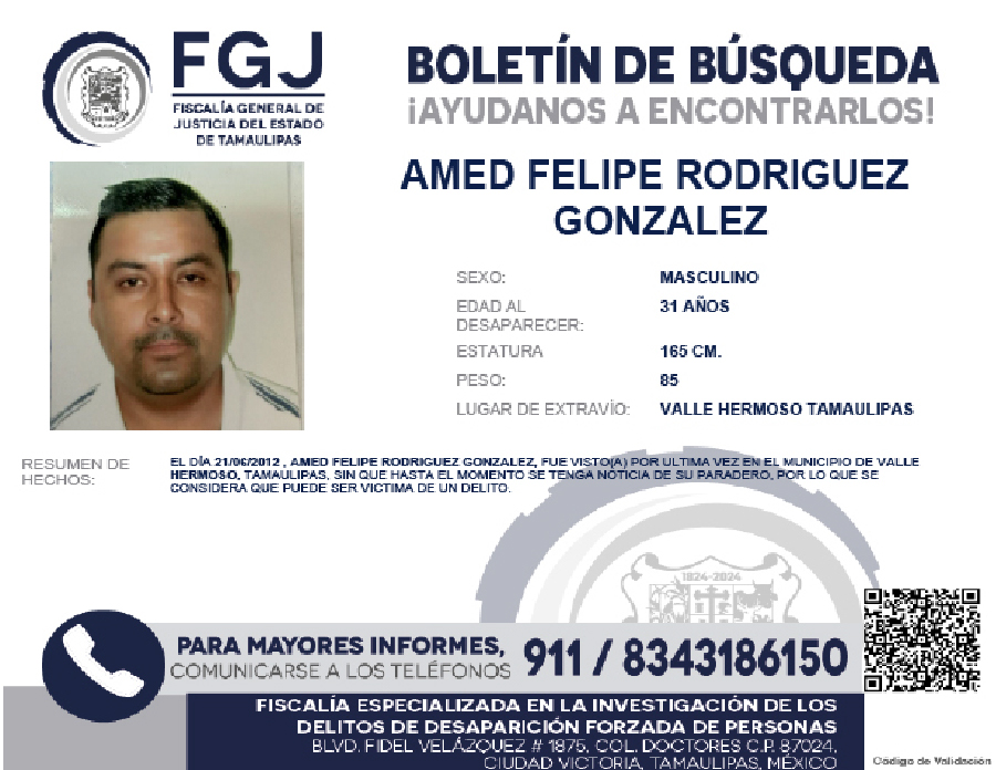 Boletín de Búsqueda Amed