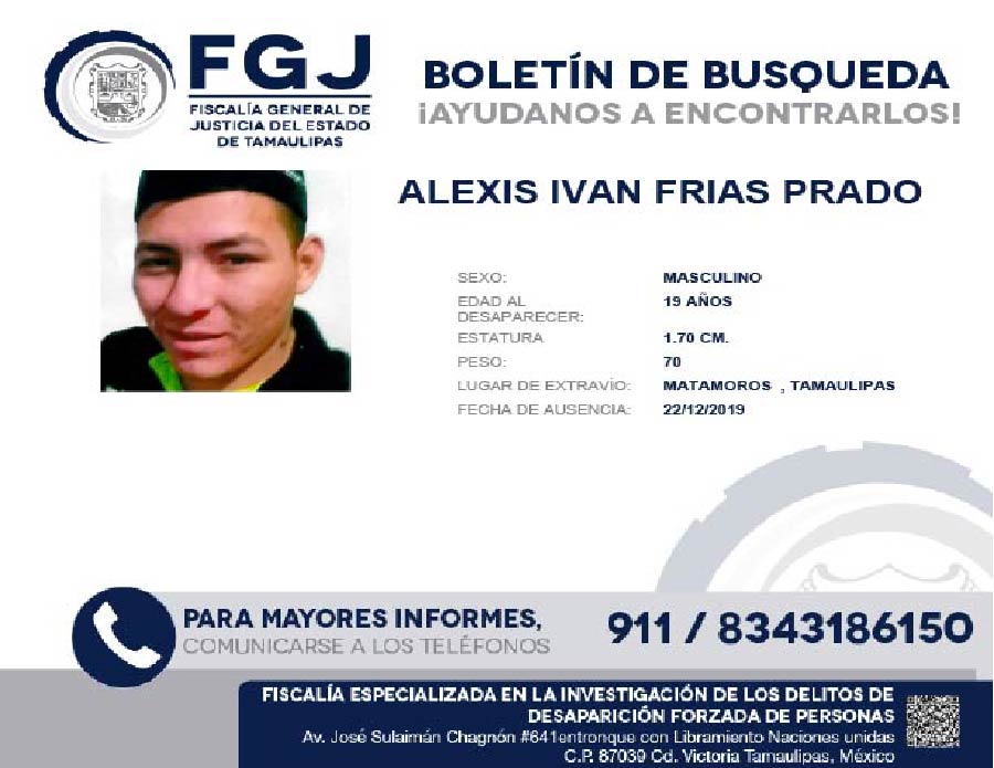 Boletín de Búsqueda Jessica Itzel