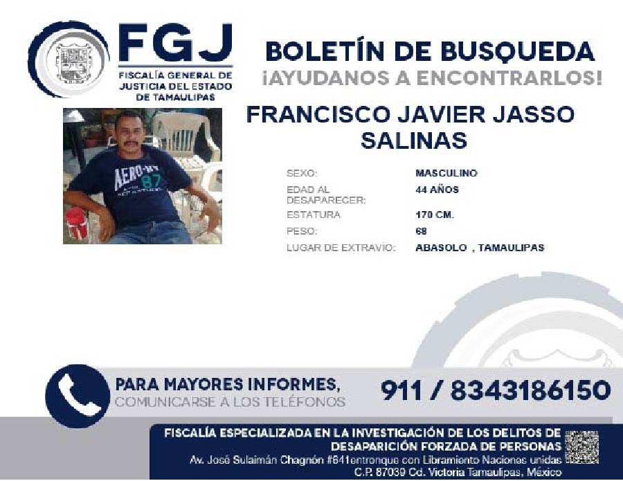 Boletín de Búsqueda FranciscoJavier