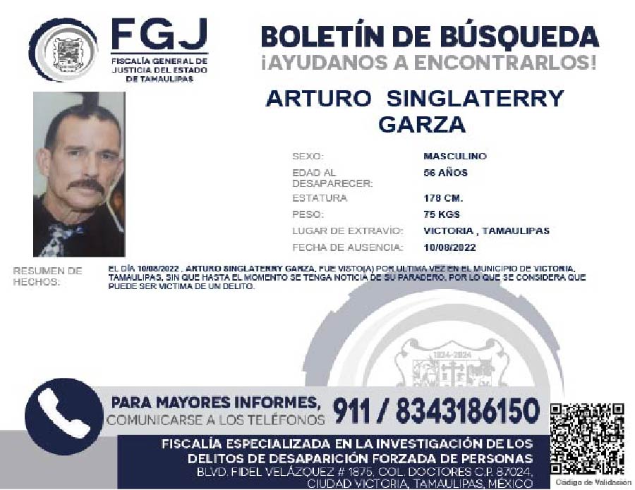 Boletín de Búsqueda Arturo