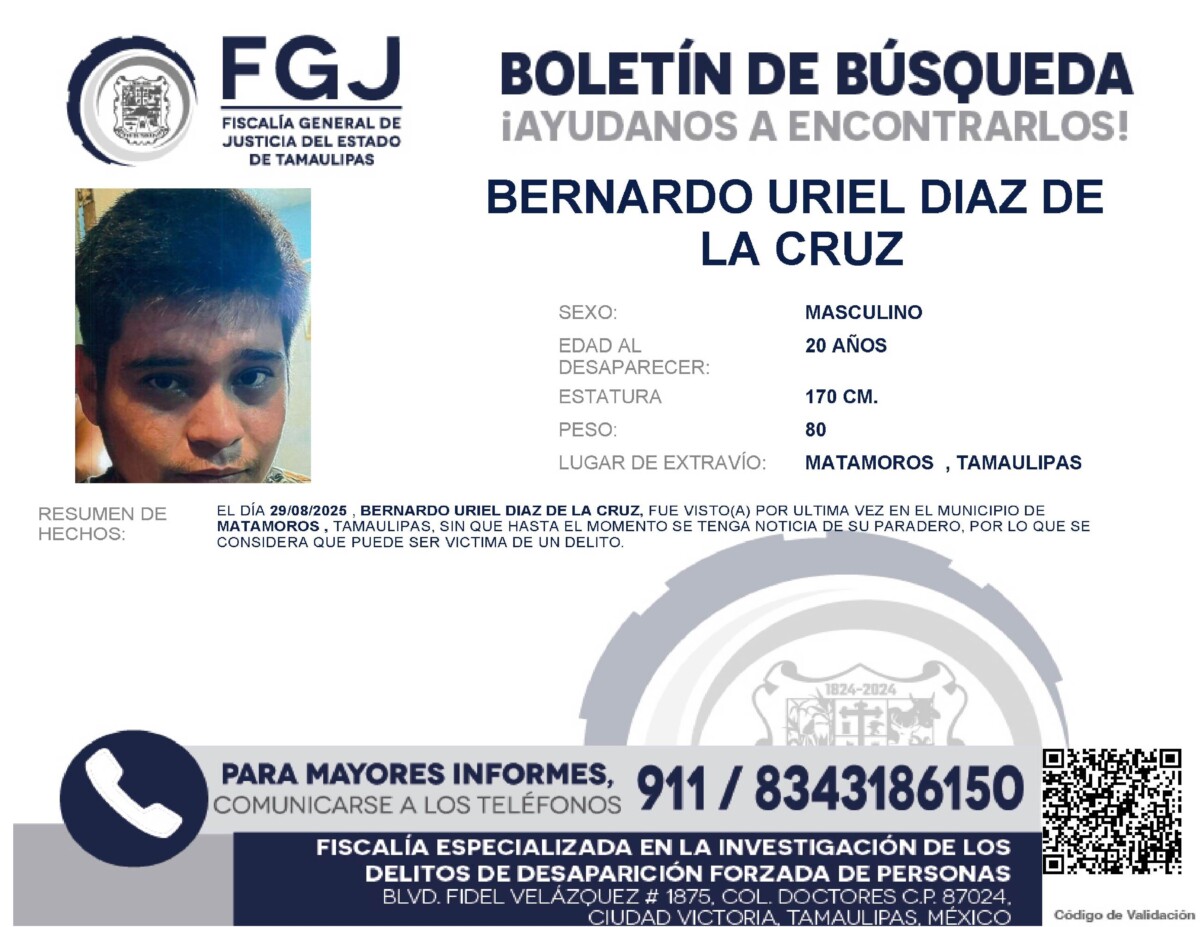 Boletín de Búsqueda Bernardo