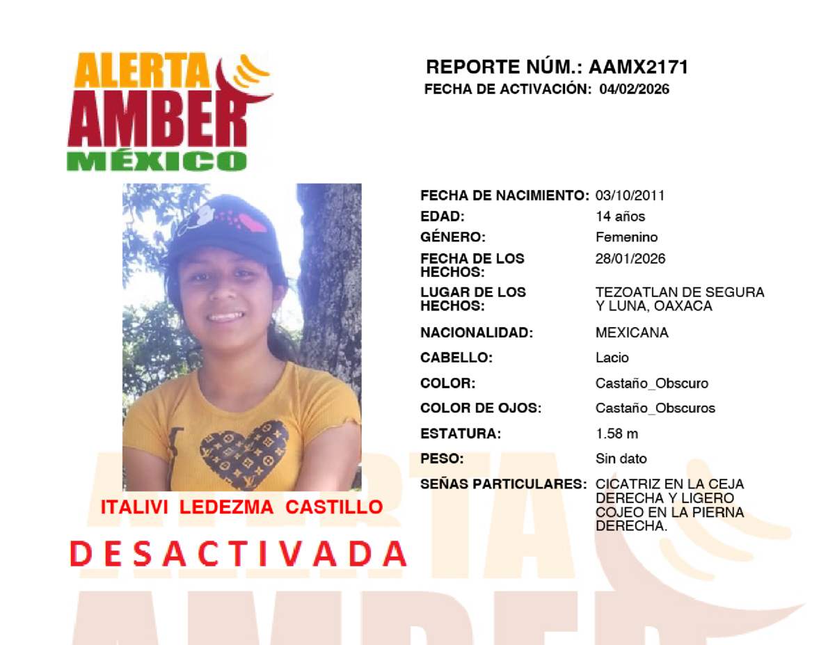 Alerta Amber ITalvi
