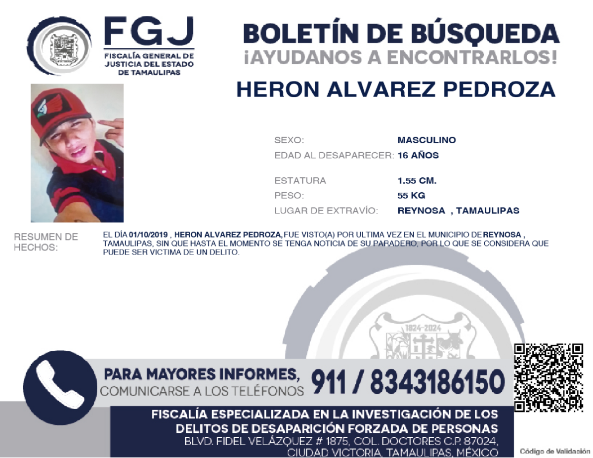 Boletín de Búsqueda Heron