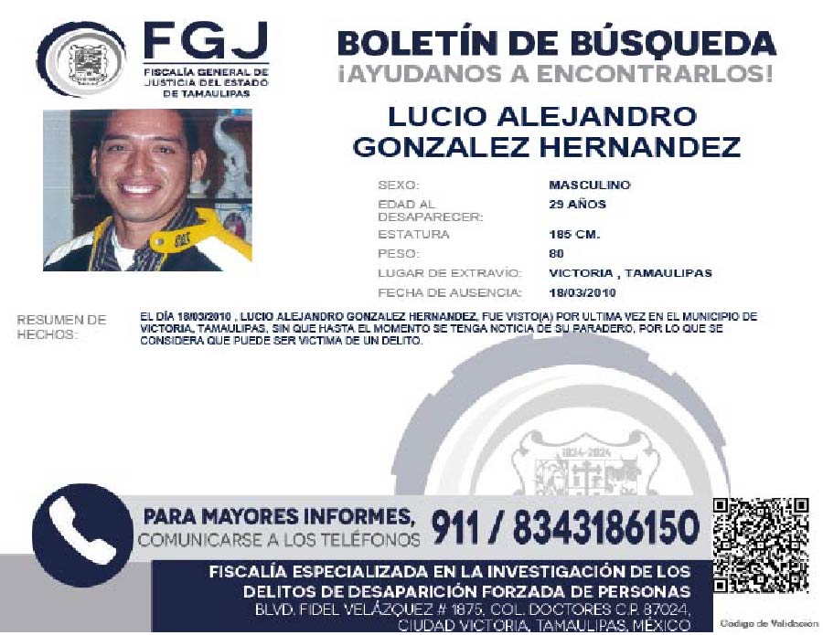 Boletín de Búsqueda Lucio