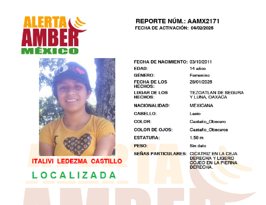 Alerta Amber Italvi