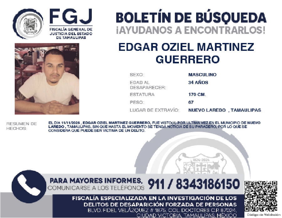 Boletín de Edgar Oziel