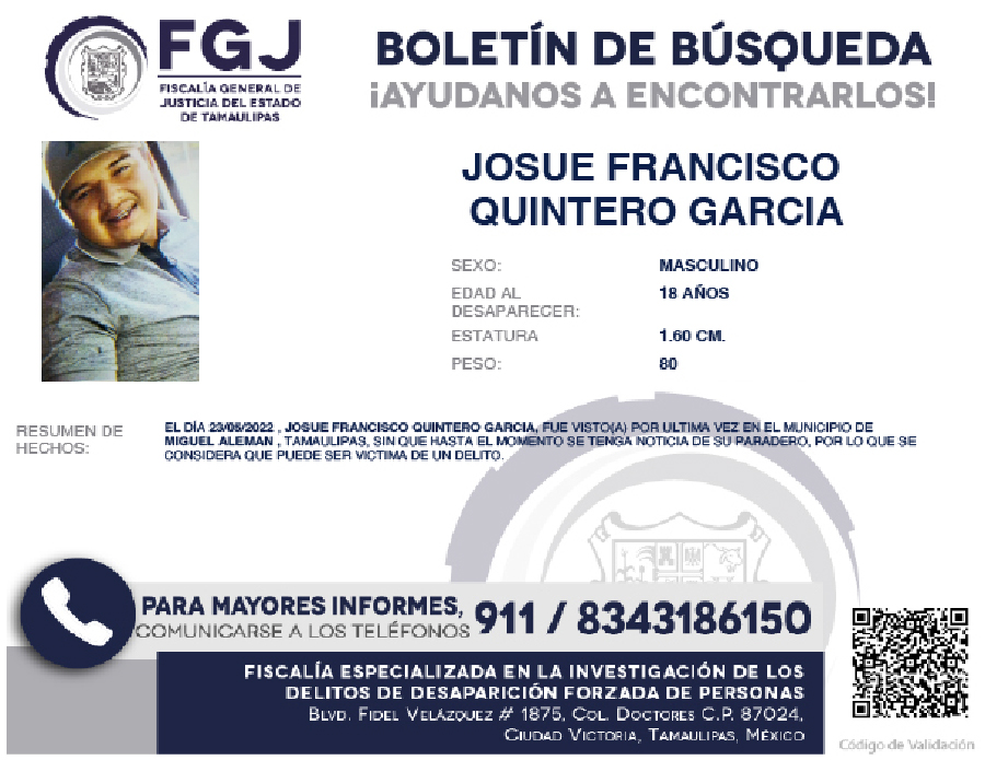 Boletin Josue Francisco
