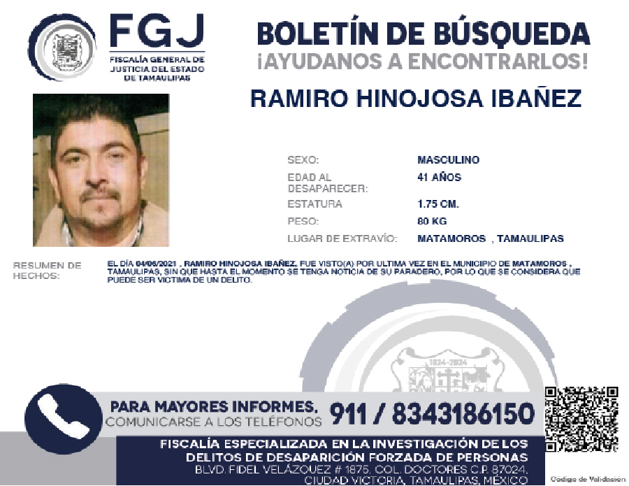 Boletín de Búsqueda Ramiro