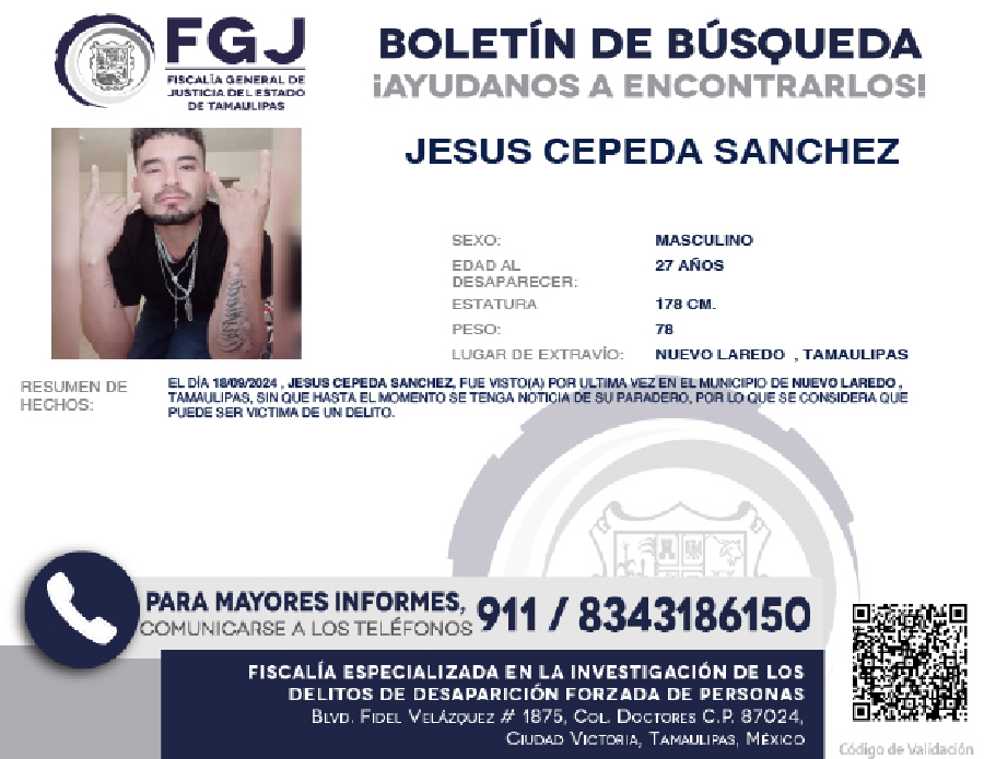 Boletín Jesus cepeda