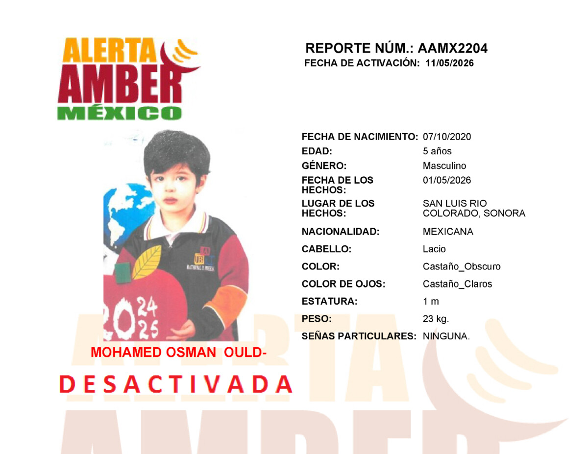 Alerta Amber Mohamed