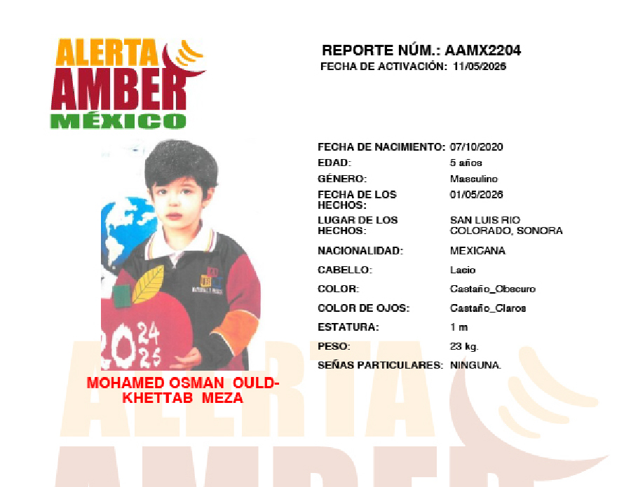 Alerta Amber Mohamed