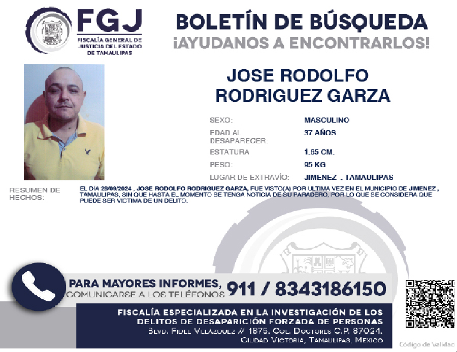 Boletín de Jose Rodolfo Rodríguez