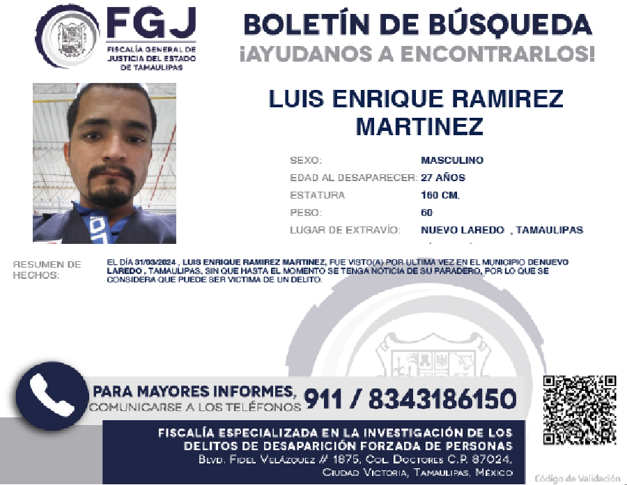 Boletín Luis Enrique Ramirez Martínez