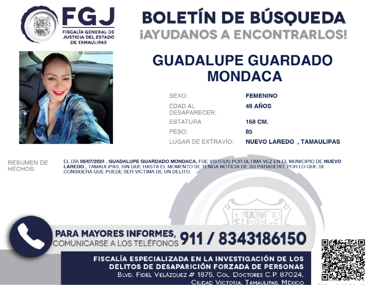 Boletín de Búsqueda Guadalupe