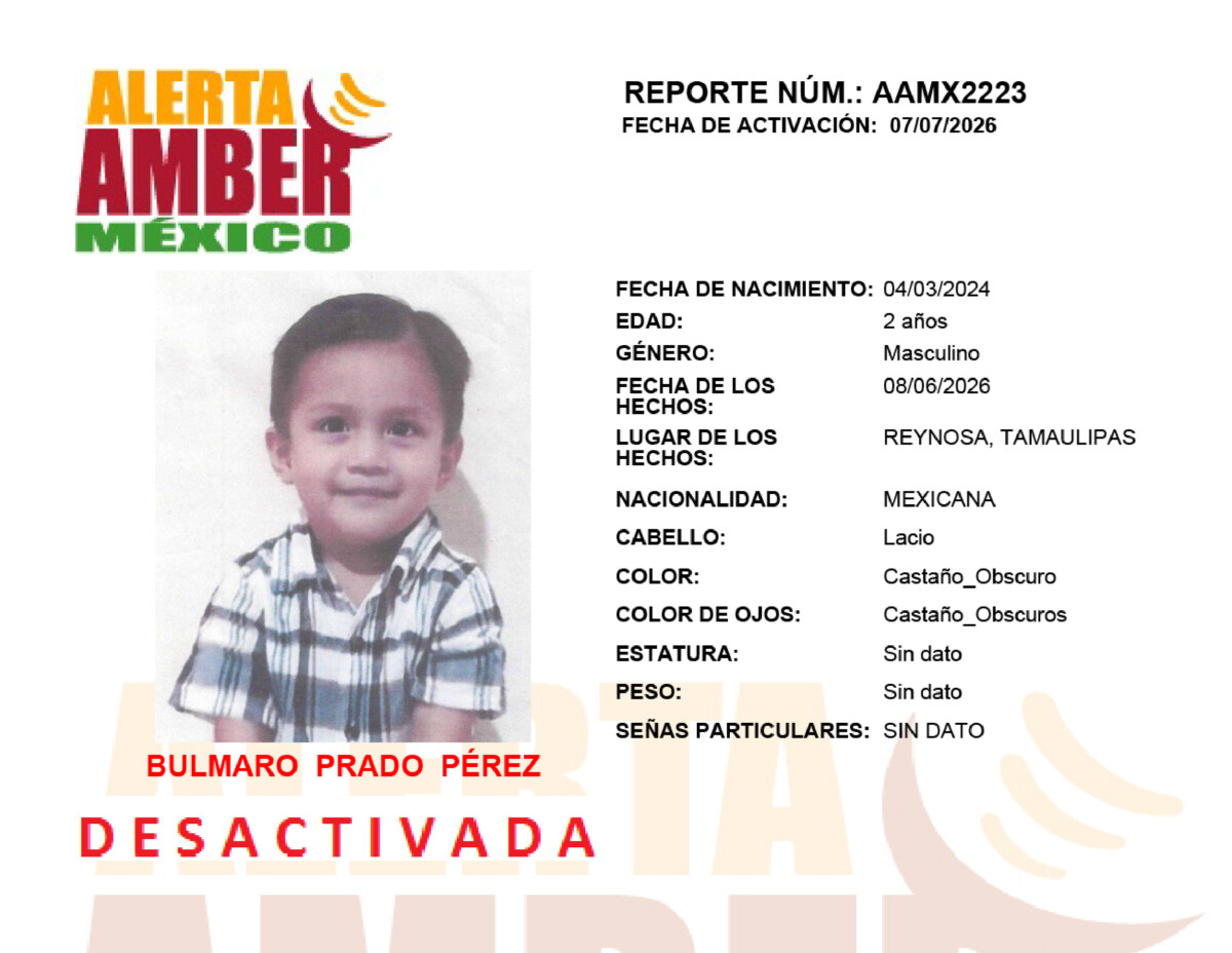 Alerta Amber Bulmaro