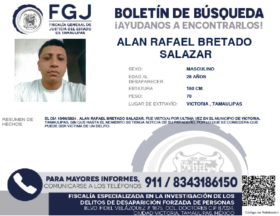 Boletín de Búsqueda Alan