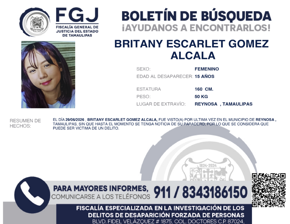 Boletín de busqueda britany