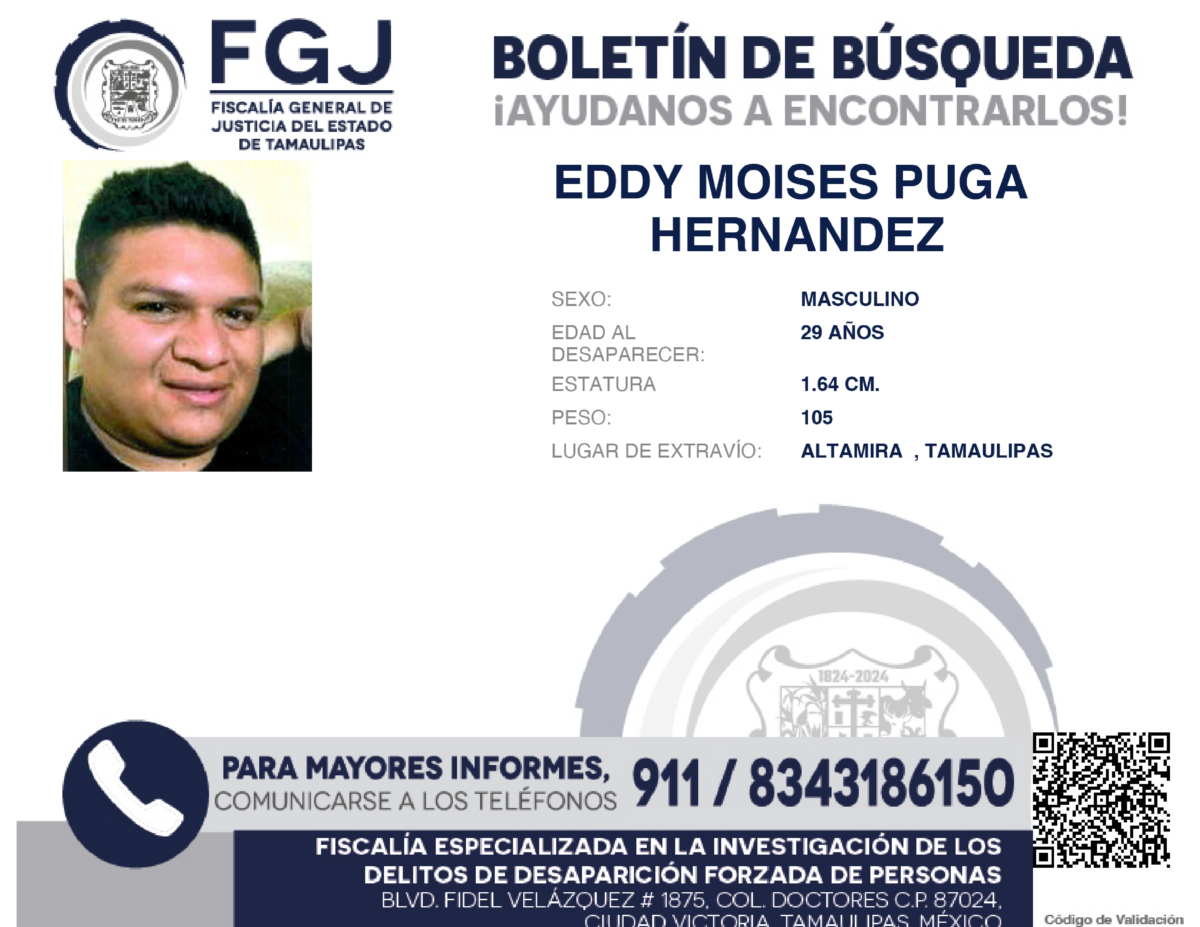 Boletín de Búsqueda Eddy