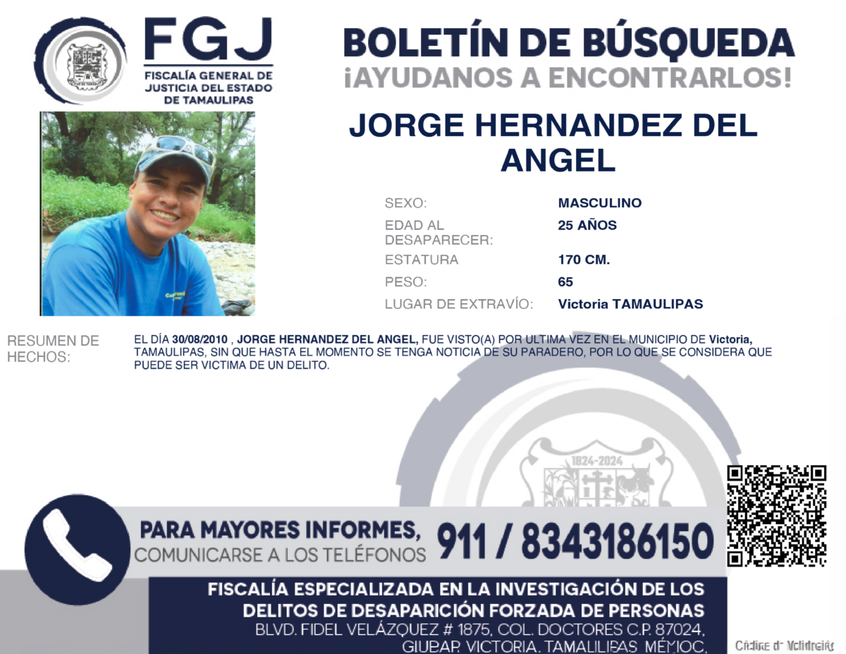 Boletin de Busqueda Jorge