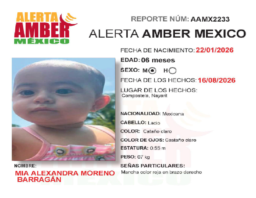 Alerta Amber Mia