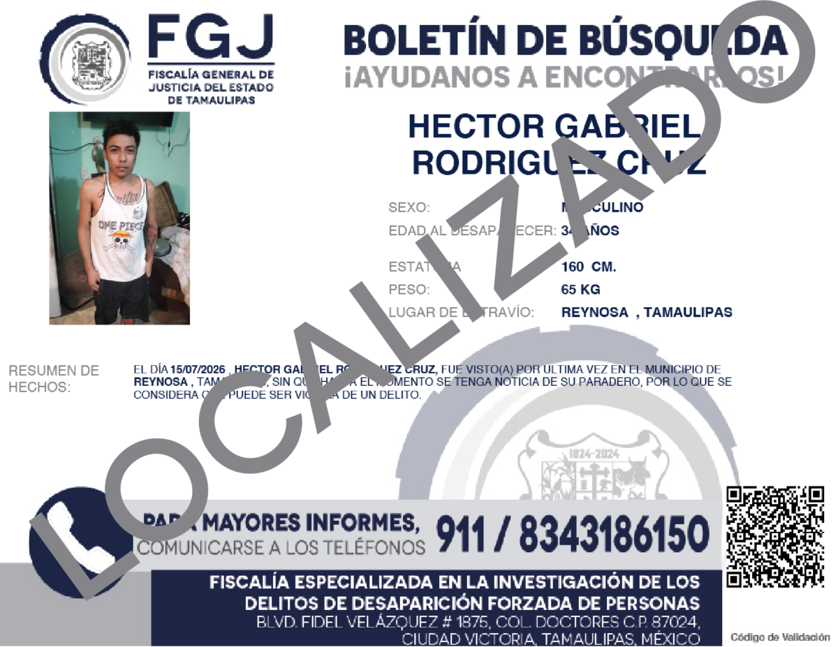 Boletín de Busqueda Hector